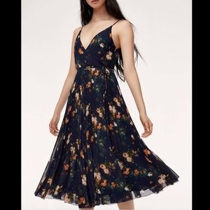 Floral Beaune Aritzia Wilfred dress